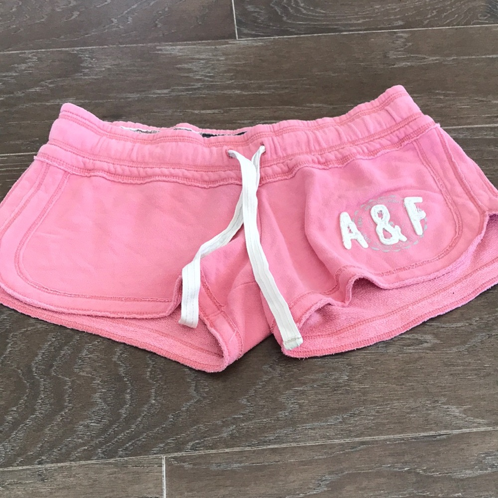 Pink sweat shorts